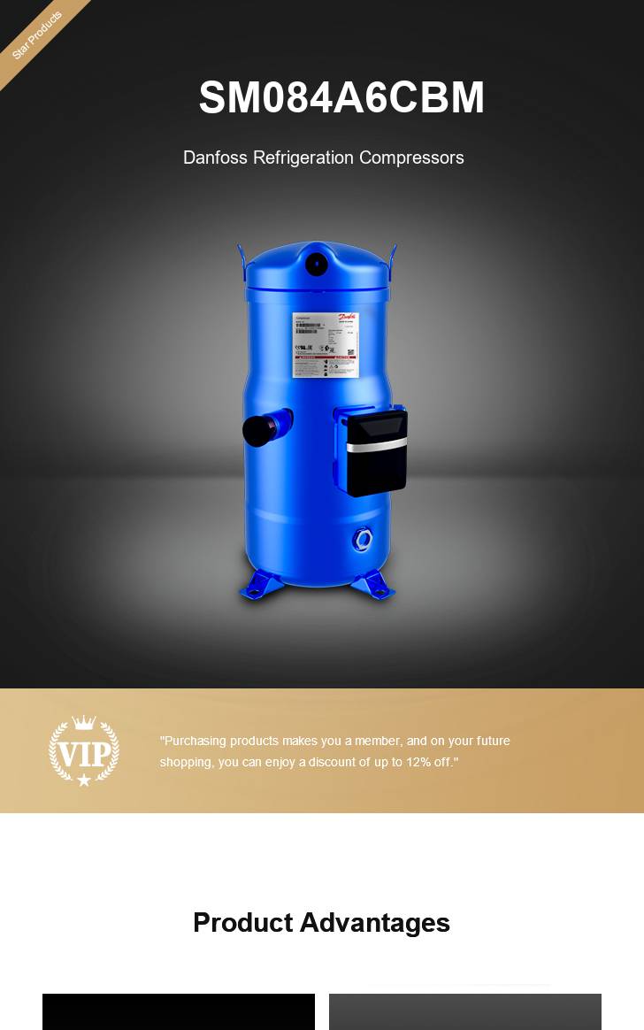 Danfoss Compressor SM084A6CBM, technical parameters pdf, structure diagram